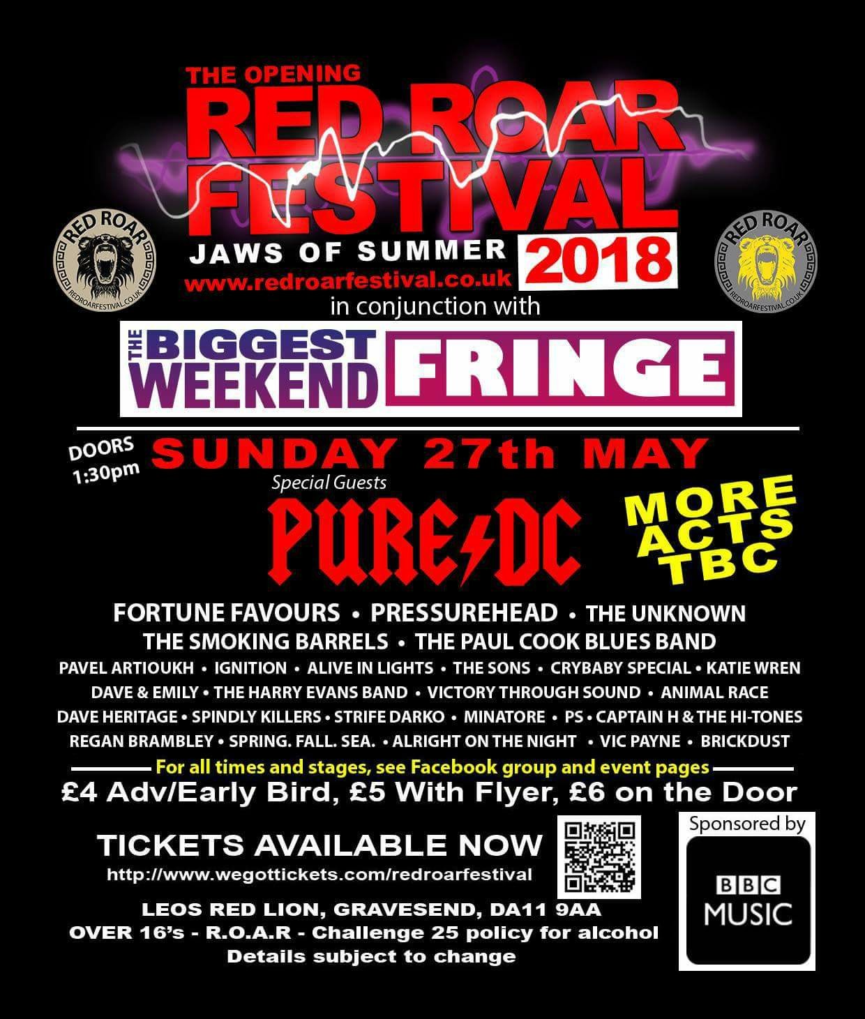 Red Roar Festival Jaws Of Summer 2018